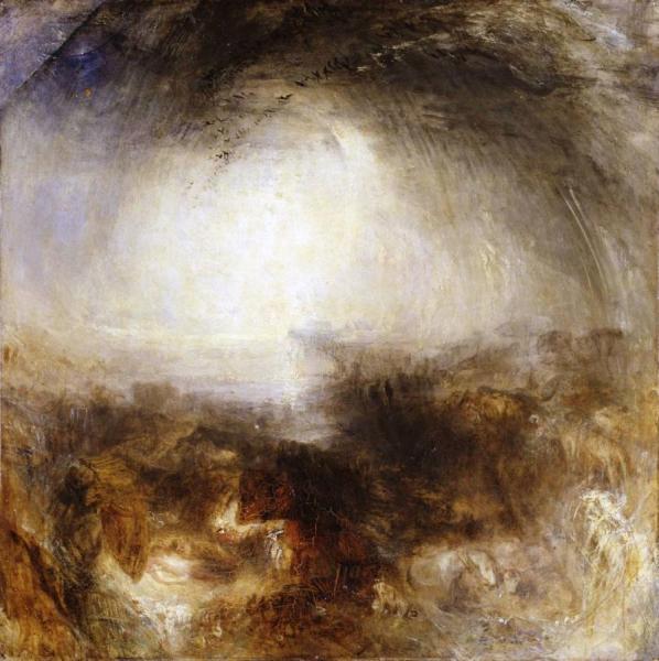 Shade And Darkness - The Evening Of The Deluge by Joseph Mallord William Turner