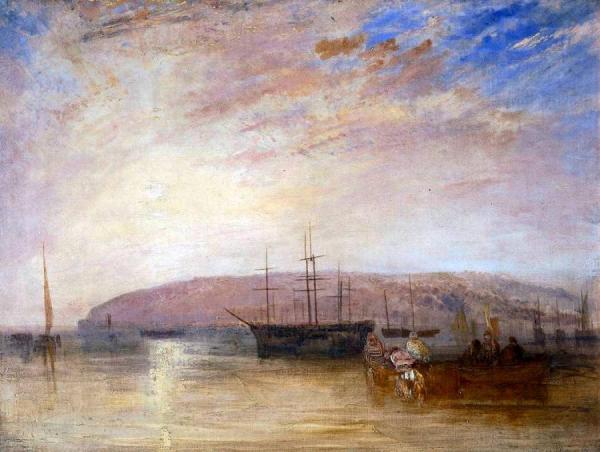Shipping Off East Cowes Headland by Joseph Mallord William Turner