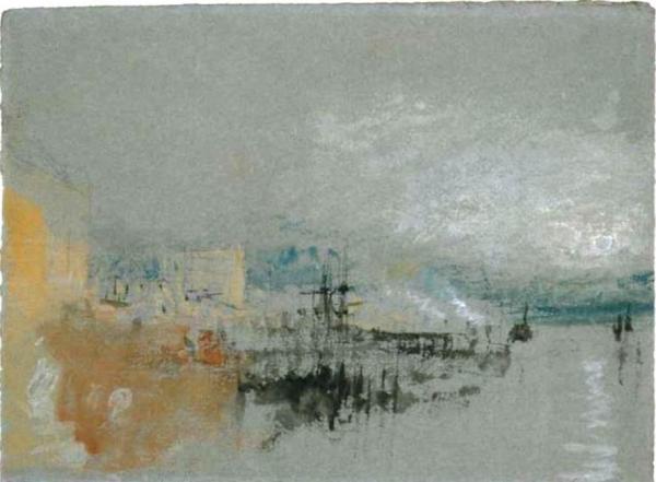 Shipping With Buildings, Venice by Joseph Mallord William Turner