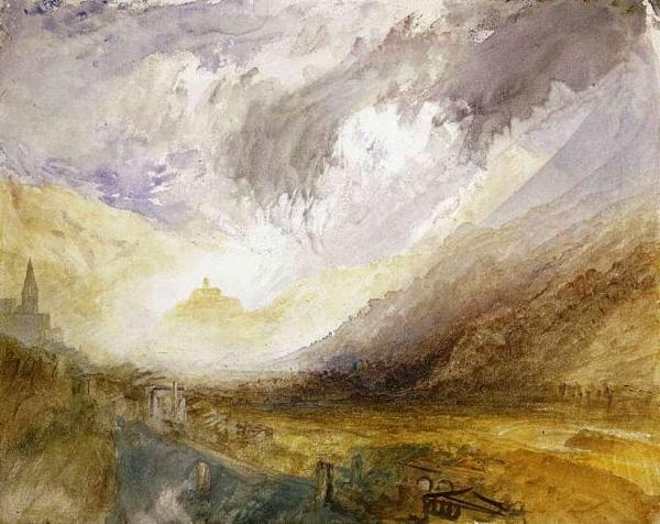 Sion, Capital Of The Canton Valais by Joseph Mallord William Turner