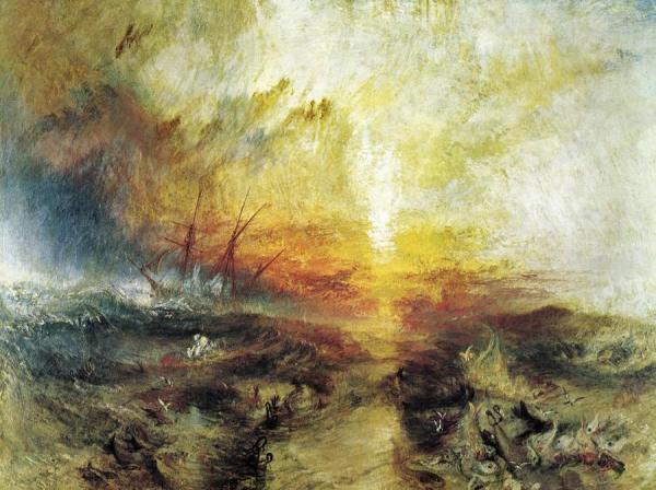Slavers Throwing Overboard The Dead And Dying - Typhon Coming On by Joseph Mallord William Turner