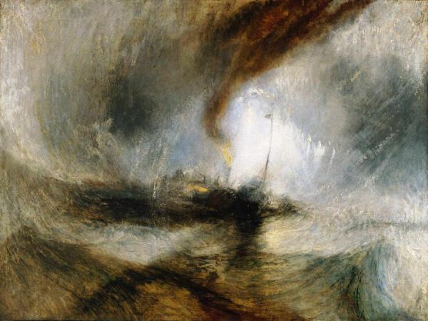 Snow Storm - Steam-boat Off A Harbour's Mouth Making Signals In Shallow Water, And Going By The Lead. by Joseph Mallord William Turner Oil Painting Reproductions