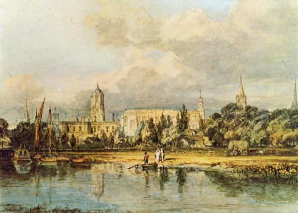 South View Of Christ Church, Etc., From The Meadows by Joseph Mallord William Turner