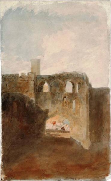 St David's, The Entrance To The Great Hall Of The Bishop's Palace by Joseph Mallord William Turner
