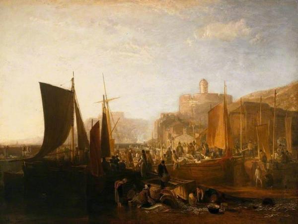 St Mawes At The Pilchard Season by Joseph Mallord William Turner
