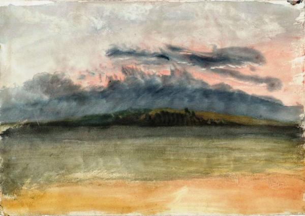 Storm Clouds, Sunset With A Pink Sky by Joseph Mallord William Turner
