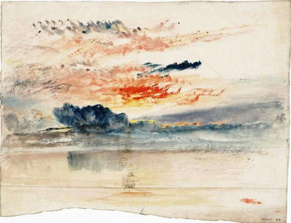 Study Of Sea And Sky by Joseph Mallord William Turner