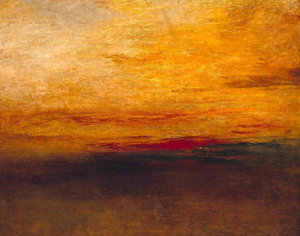 Sunset by Joseph Mallord William Turner