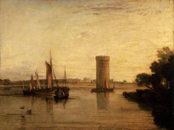 Tabley, Cheshire, The Seat Of Sir J.f.leicester, Bart:  Calm Morning by Joseph Mallord William Turner