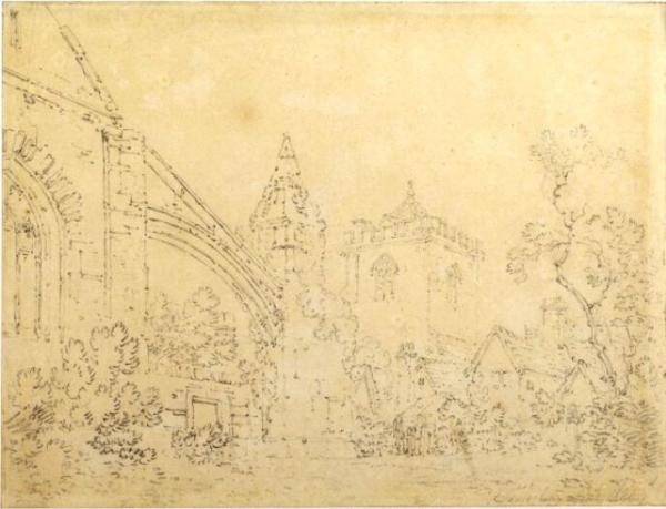 Tewkesbury Abbey by Joseph Mallord William Turner