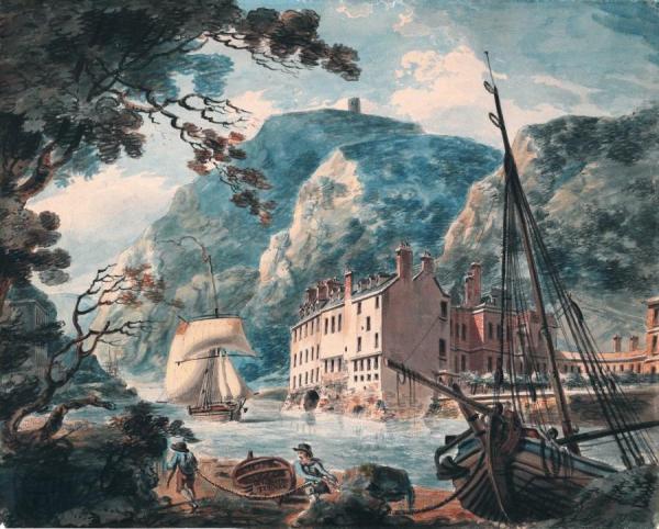 The Avon Gorge At Bristol, With The Old Hot Wells House by Joseph Mallord William Turner