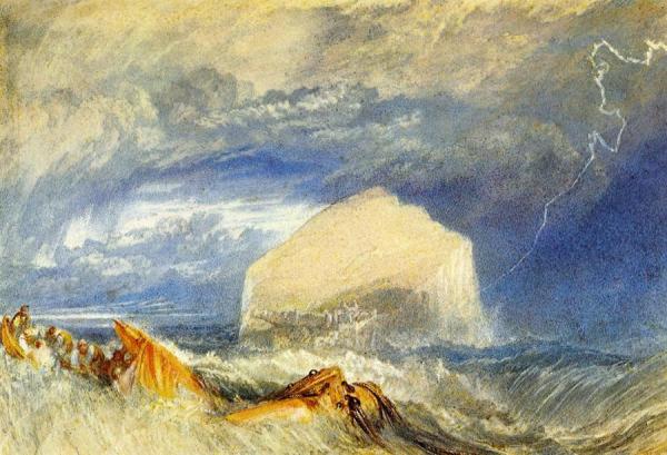 The Bass Rock (for "the Provincial Antiquitiies Of Scotland") by Joseph Mallord William Turner