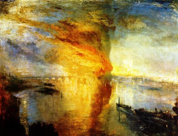 The Burning Of The Houses Of Lords And Commons, October 16, 1834 by Joseph Mallord William Turner