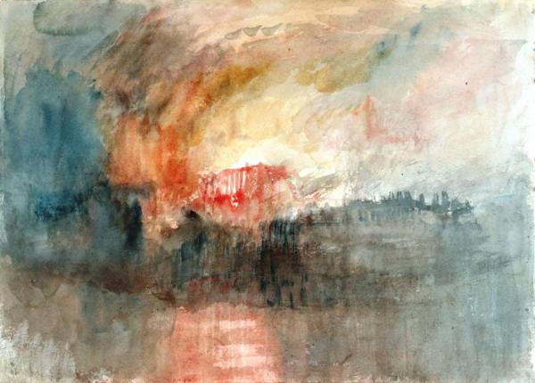 The Burning Of The Houses Of Parliament by Joseph Mallord William Turner