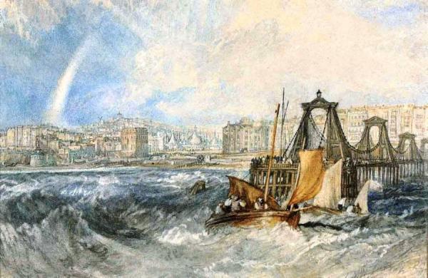 The Chain Pier, Brighton by Joseph Mallord William Turner
