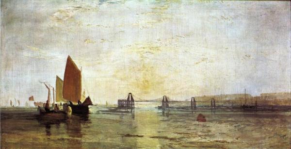 The Chain Pier, Brighton by Joseph Mallord William Turner