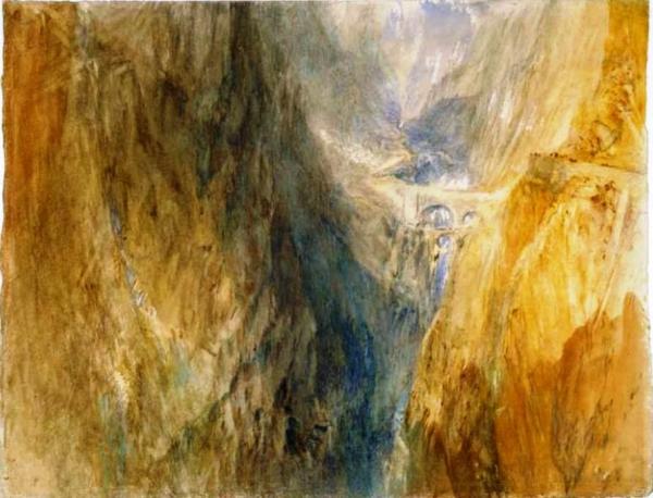 The Devil's Bridge, St Gothard by Joseph Mallord William Turner