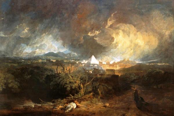 The Fifth Plague Of Egypt by Joseph Mallord William Turner