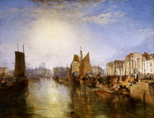 The Harbor Of Dieppe by Joseph Mallord William Turner