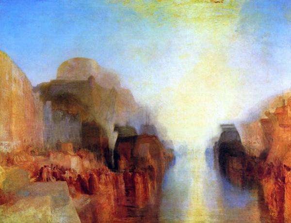 The Harbour Of Brest: The Quayside And Château by Joseph Mallord William Turner