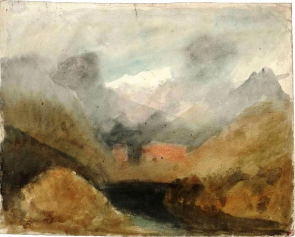 The Hospice Of The Great St Bernard by Joseph Mallord William Turner