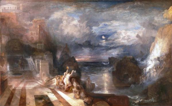 The Parting Of Hero And Leander - From The Greek Of Musaeus by Joseph Mallord William Turner