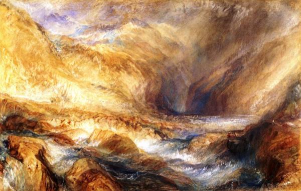 The Pass At Faido, St. Gotthard by Joseph Mallord William Turner