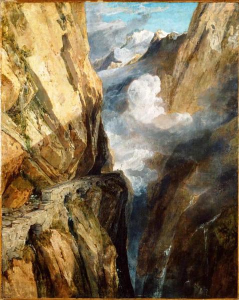 The Pass Of Saint Gotthard, Switzerland by Joseph Mallord William Turner