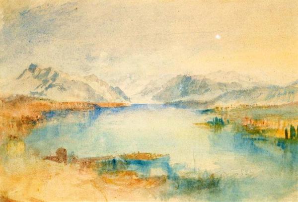 The Rigi, Lake Lucerne by Joseph Mallord William Turner