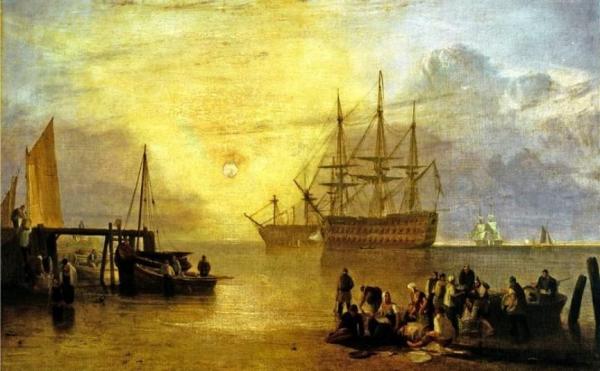 The Sun Rising Through Vapour by Joseph Mallord William Turner Oil Painting Reproductions