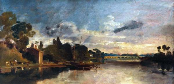 The Thames Near Walton Bridges by Joseph Mallord William Turner