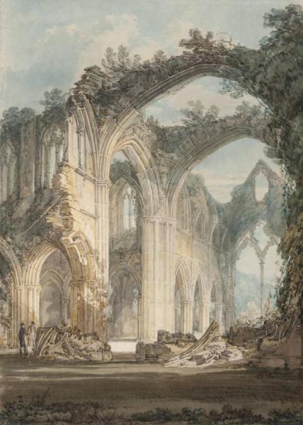 Tintern Abbey: The Crossing And Chancel, Looking Towards The East Window by Joseph Mallord William Turner