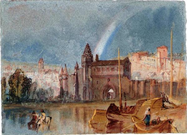 Tours Outskirts, The Ruined Abbey Of Marmoutier by Joseph Mallord William Turner
