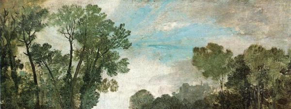Tree Tops And Sky, Guildford Castle (?), Evening by Joseph Mallord William Turner