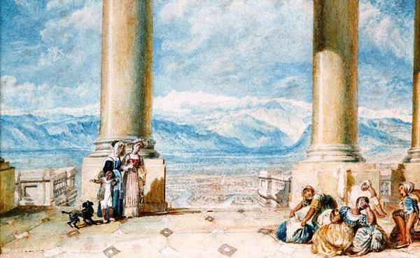 Turin, From The Portico Of The Superga Church by Joseph Mallord William Turner