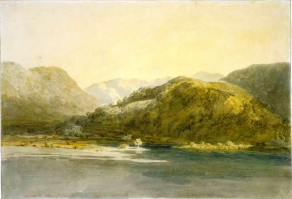 Ullswater, With Patterdale Old Hall by Joseph Mallord William Turner