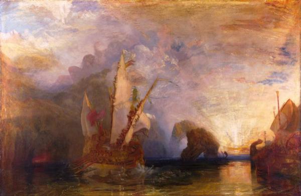 Ulysses Deriding Polyphemus - Homer's Odyssey by Joseph Mallord William Turner