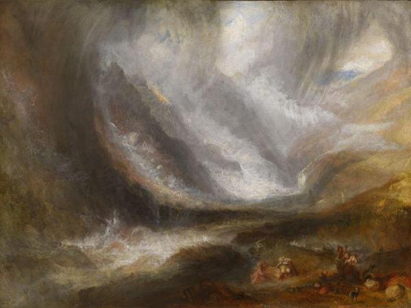 Valley Of Aosta: Snowstorm, Avalanche And Thunderstorm by Joseph Mallord William Turner