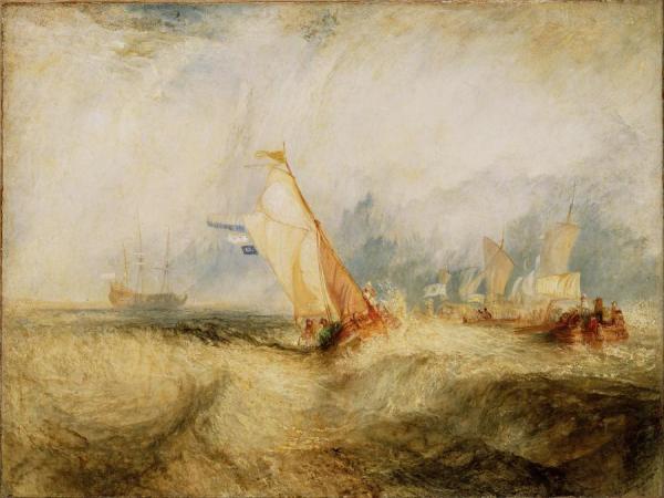 Van Tromp, Going About To Please His Masters by Joseph Mallord William Turner