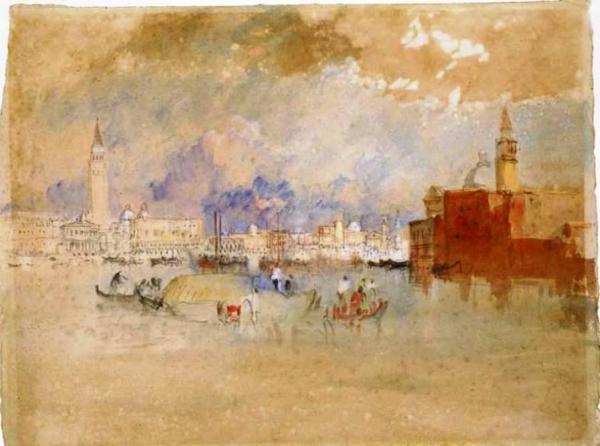Venice From The Lagoon by Joseph Mallord William Turner