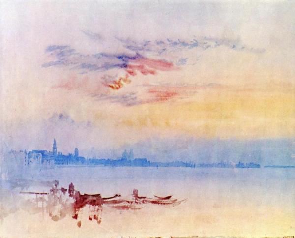 Venice, Looking East From The Guidecca: Sunrise by Joseph Mallord William Turner