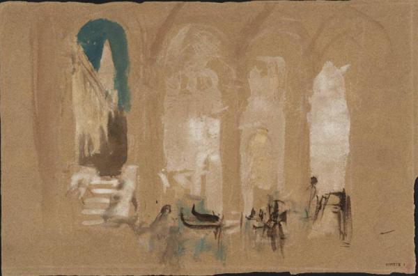 Venice, The Campanile Of San Marco Framed By The Arches Of A Palace by Joseph Mallord William Turner