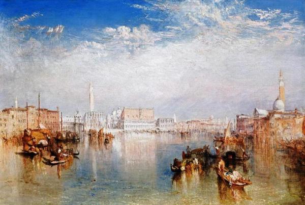 Venice, The Ducal Palace, Dogana, And Part Of San Giorgio by Joseph Mallord William Turner