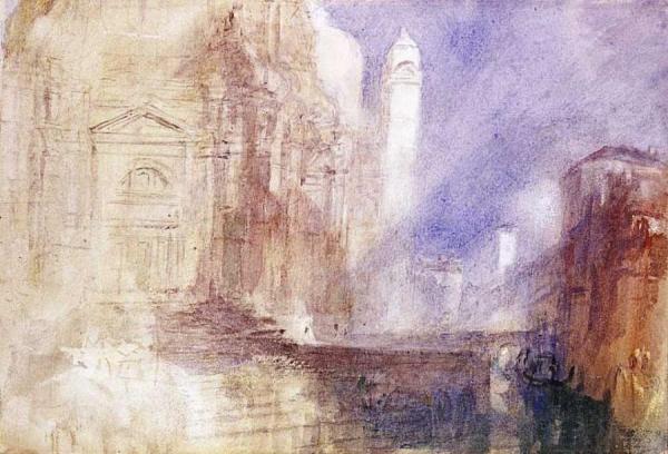 Joseph Mallord William Turner Venice, The Grand Canal By The Salute