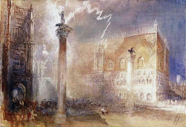 Joseph Mallord William Turner Venice, The Piazzetta