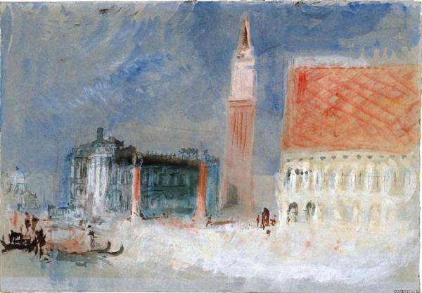 Joseph Mallord William Turner Venice, The Piazzetta And The Doge's Palace From The Bacino