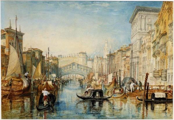 Joseph Mallord William Turner Venice: The Rialto