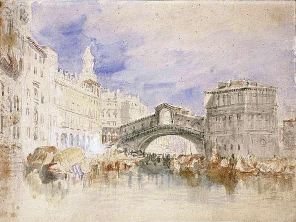 Joseph Mallord William Turner Venice, The Rialto