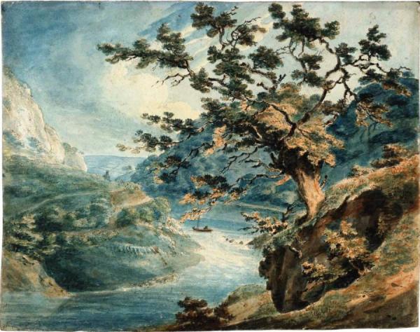 View In The Avon Gorge by Joseph Mallord William Turner