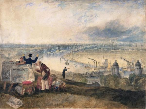 View Of London From Greenwich by Joseph Mallord William Turner